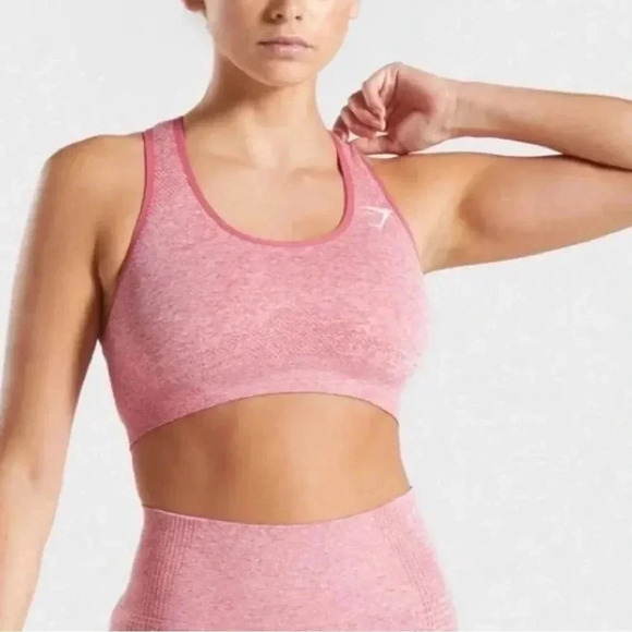 Gymshark coral Women's Vital Seamless Sports Bra Size small - Picture 7 of 8